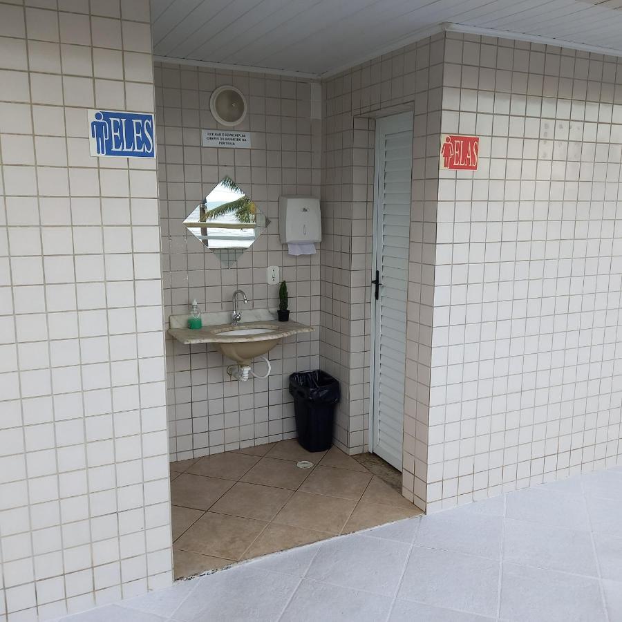 Otimo Apartamento Condominio Frente A Praia Mongagua Bagian luar foto