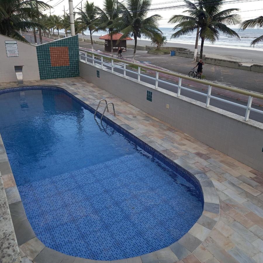 Otimo Apartamento Condominio Frente A Praia Mongagua Bagian luar foto